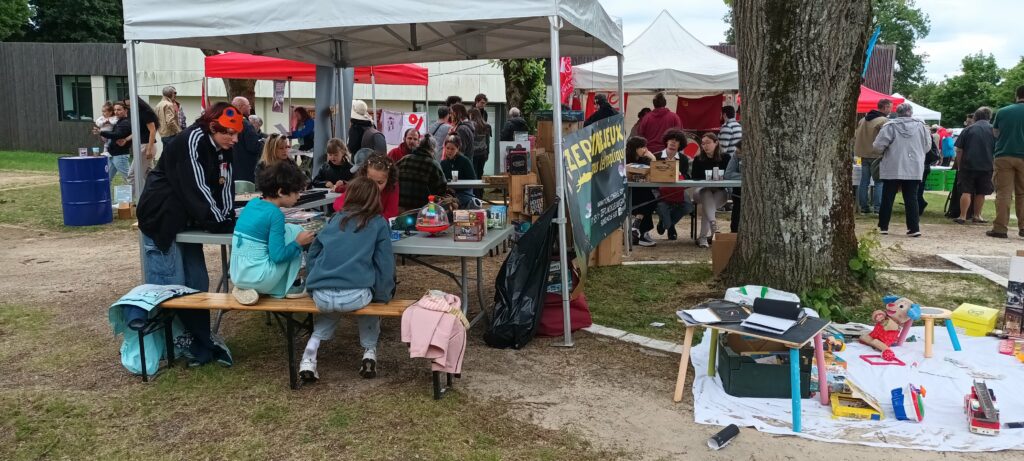 Stand des jeux pour enfants