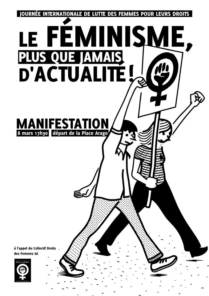Droits des Femmes-8 mars 2018 -Perpignan
