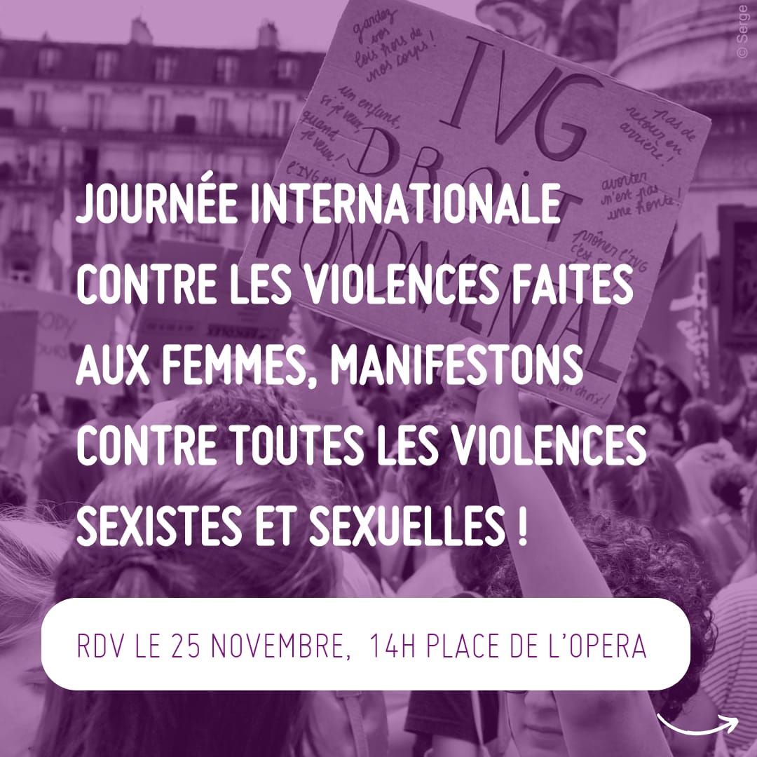 Journée internationale contre les violences faites aux femmes