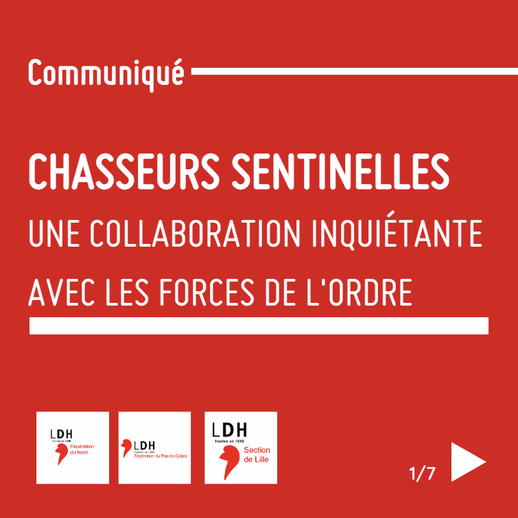 Communiqué : « Chasseurs sentinelles, une collaboration inquiétante avec les forces de l’ordre »