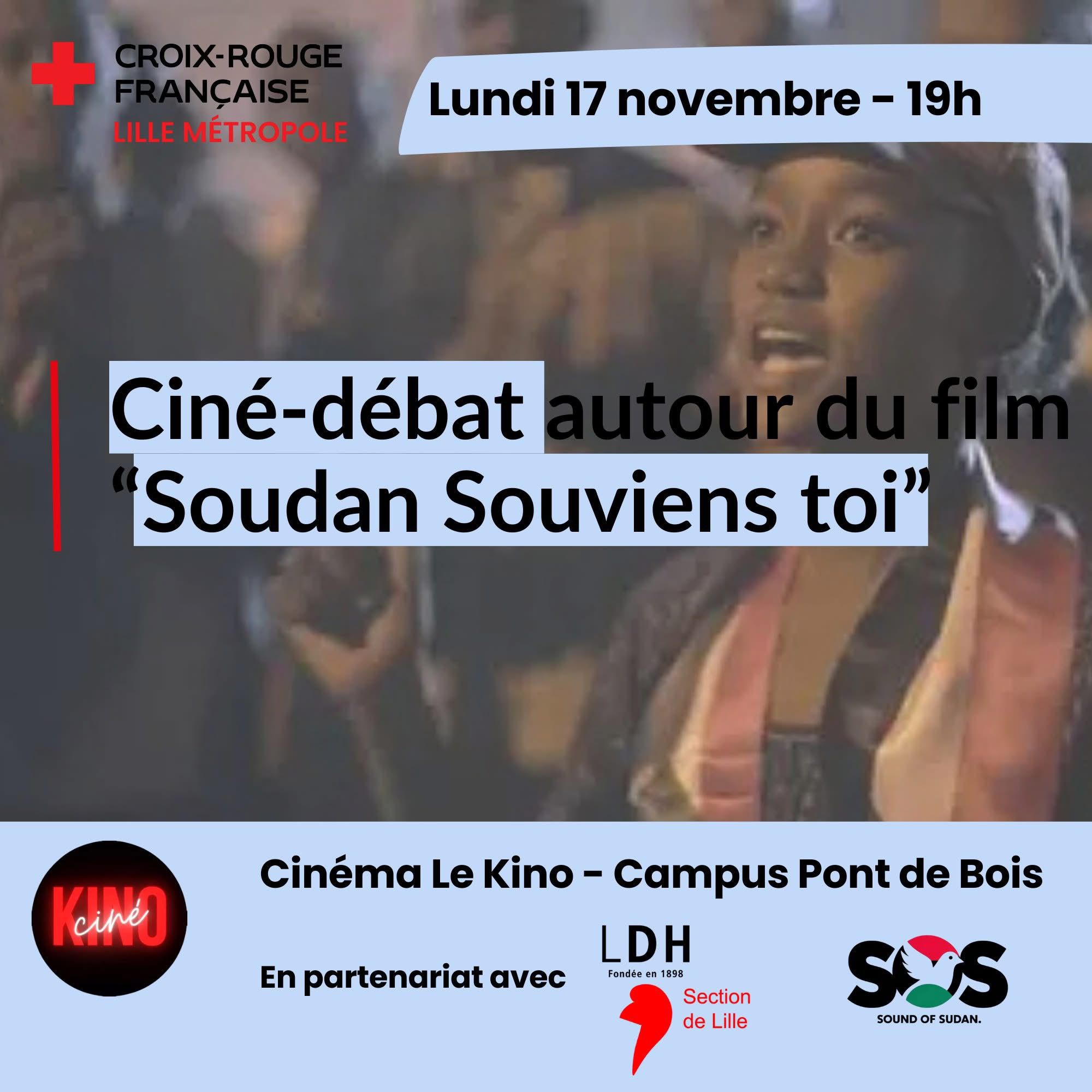 17 novembre : ciné-débat « Soudan Souviens-toi » à Villeneuve-d’Ascq