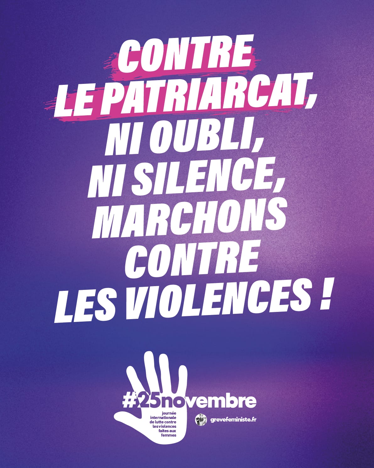 22 NOVEMBRE : manifestation contre les violences faites aux femmes