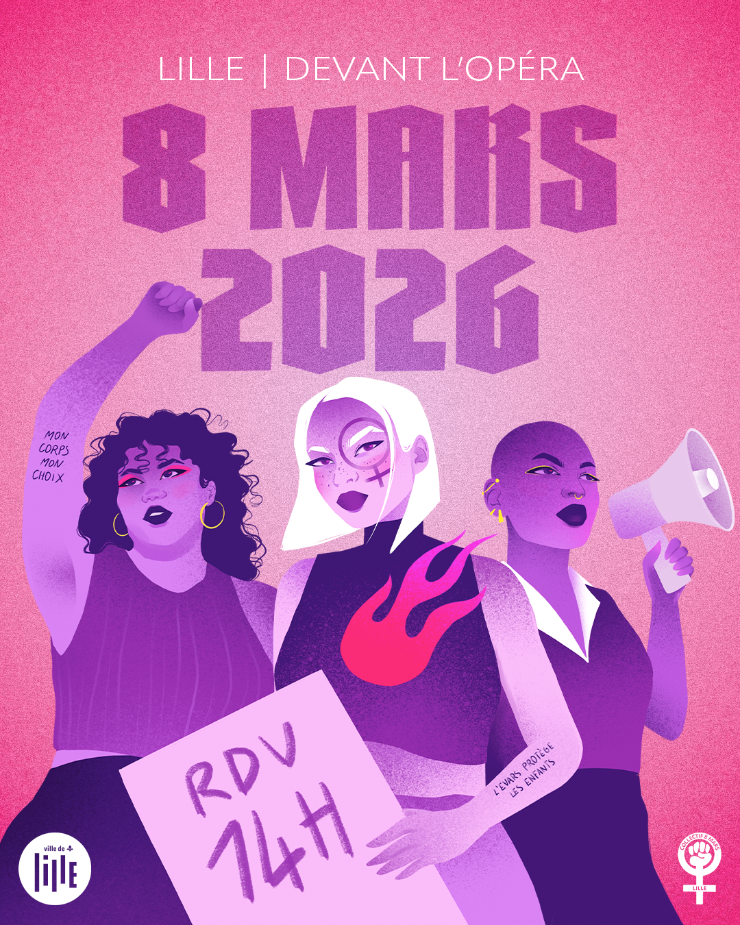 8 mars : Journée internationale de lutte pour les droits des femmes