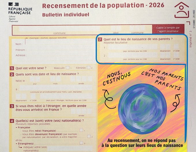Recensement de la population à Mont-de-Marsan : ne pas répondre à la question 7